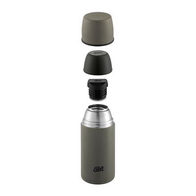 Thermos en acier inoxydable avec deux bouchons 750 ml VERT ESBIT® VF750ML-OG 3