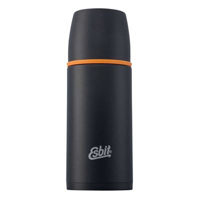 Thermos en acier inoxydable avec deux bouchons 500 ml NOIR