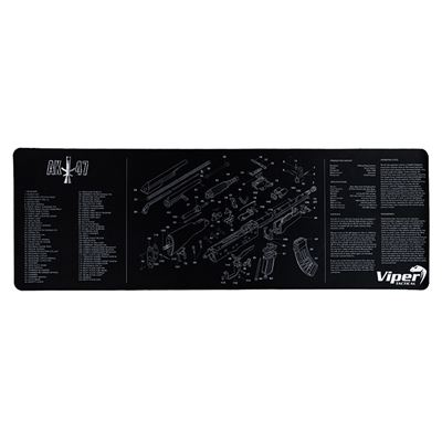 Tapis de travail AK-47 en caoutchouc NOIR