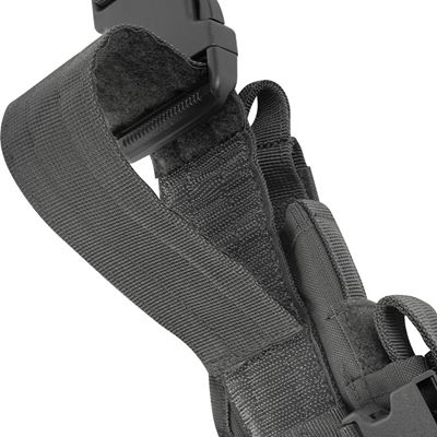 Étui de pistolet TACTICAL cuisse TITANIUM GRIS Viper® VHTACRTTM 2