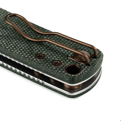 Couteau pliant PORCUPINE lame lisse VERT VOSTEED A2609 12