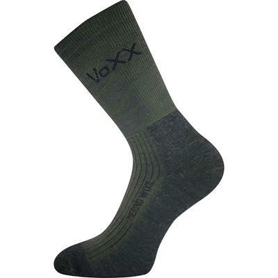 Chaussettes d'hiver en laine VOYAGE avec argent VERT