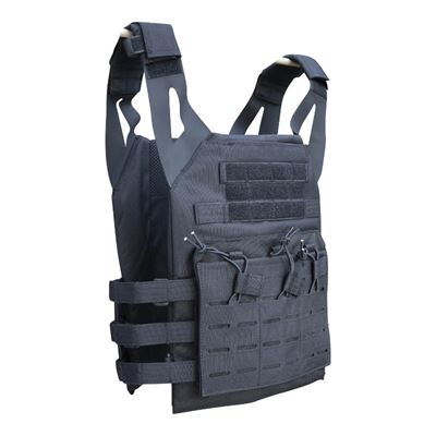 Gilet tactique SPECIAL OPS porte-plaques NOIR