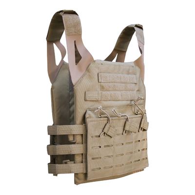 Gilet tactique SPECIAL OPS porte-plaques COYOTE