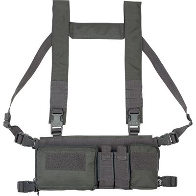 Gilet tactique CHEST RIG VX BUCKLE READY TITANIUM GRIS