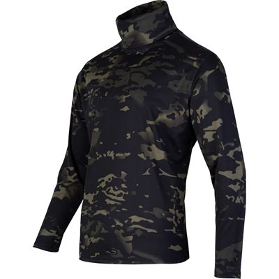 T-shirt à manches longues TACTICAL ROLLNECK VCAM BLACK