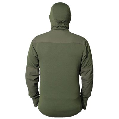 Veste à capuche SNEAKER Polartec® alpine green WARMPEACE W-0040-A 5