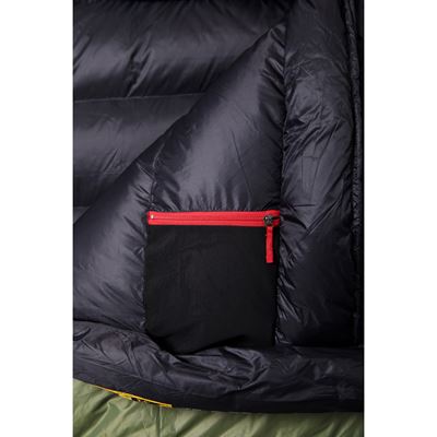 Sac de couchage en duvet VIKING 600 BLEU-NOIR taille 195 cm GAUCHE WARMPEACE W-442-SGB-195/L 2
