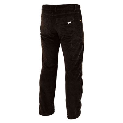 Pantalon en velours côtelé DRIFT marron foncé WARMPEACE W-4541-B 2