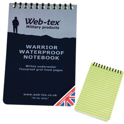 Carnet imperméable web-tex 10 x 15 cm
