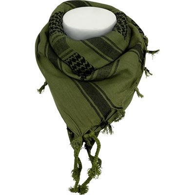Foulard SHEMAGH OLIVE-NOIR Web-tex WSHEMGB 2