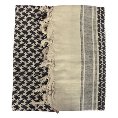 Foulard SHEMAGH KAKI/NOIR