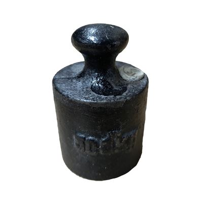 Poids en fonte noir 50 dkg