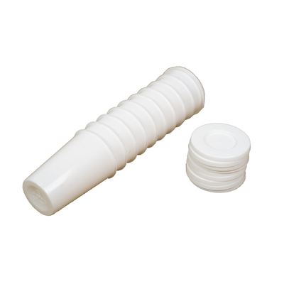 Pot avec couvercle 50 ml blanc, 10 pièces par paquet