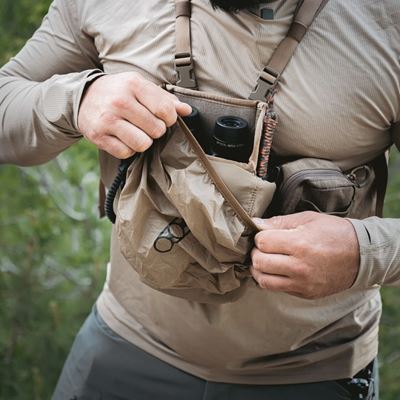 Housse de pluie pour jumelles BINO, compatible avec les étuis RECON et BRAVO DRY EARTH. EBERLESTOCK ZA8ME 4