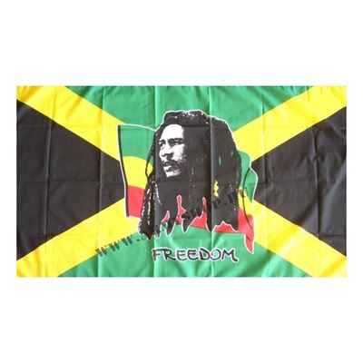 Drapeau Bob Marley JAMAÏQUE