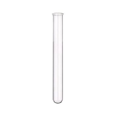 Tube en verre à fond rond 16 cm / 15 mm