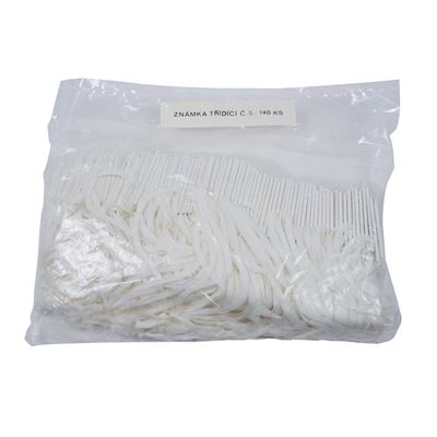 Étiquette de classement losange blanc n° 5 / 140 pièces  TZ-5 2