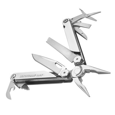 Pince multifonction pliable CURL ARGENTÉE Leatherman 832932 2