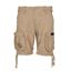 Short AIRBORNE VINTAGE avec écusson KHAKI