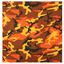 Foulard 55 x 55 cm SAVAGE ORANGE CAMO