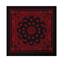 Foulard JUMBO TRAINMEN / WESTERN grand NOIR-ROUGE