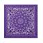 Foulard JUMBO TRAINMEN / WESTERN grand VIOLET