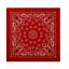 Foulard JUMBO TRAINMEN / WESTERN grand ROUGE
