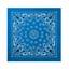 Foulard JUMBO TRAINMEN / WESTERN grand BLEU VIF