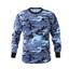 T-shirt à manches longues SKY BLUE CAMO