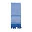 Foulard SHEMAGH 105 x 105 cm BLEU ET BLANC
