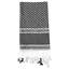 Foulard SHEMAGH 105 x 105 cm BLANC-NOIR