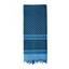 Foulard SHEMAGH 105 x 105 cm BLEU-NOIR