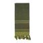 Foulard SHEMAGH 105 x 105 cm OLIVE/NOIR