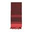 Foulard SHEMAGH 105 x 105 cm ROUGE ET NOIR